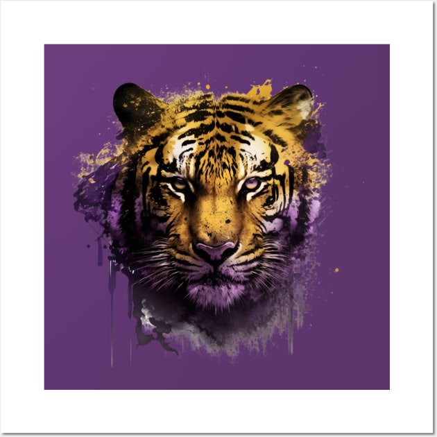 Tiger Face Wall Art by ThePawPrintShoppe